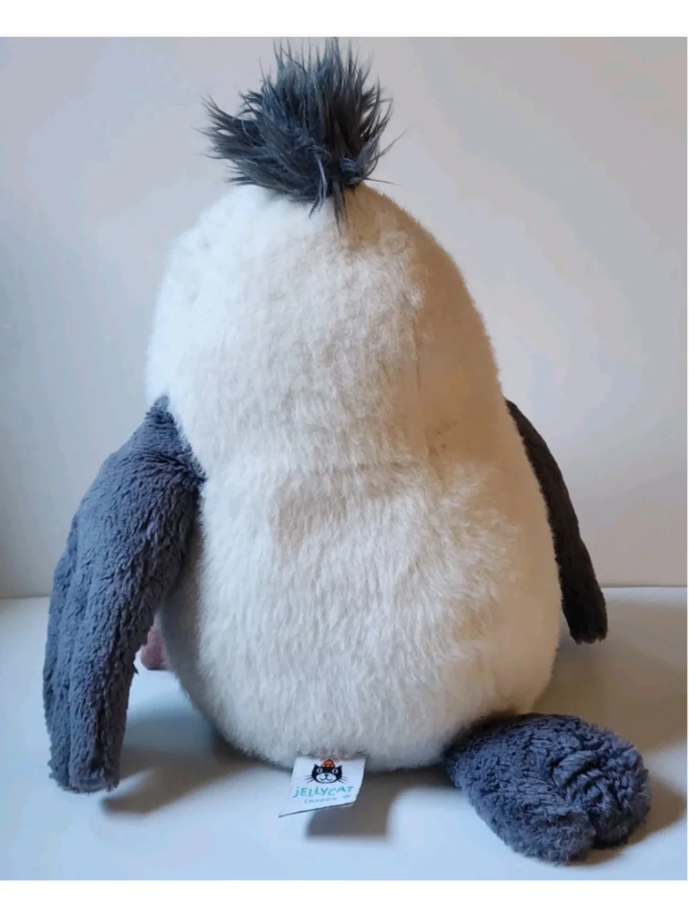 Authentic Jellycat Chip Seagull Medium Plush Soft Toy Bird White Gray